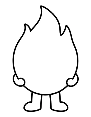 Fargeleggingsark av et stort lucialys med en flamme, en tykk lysestake og en enkel holder.